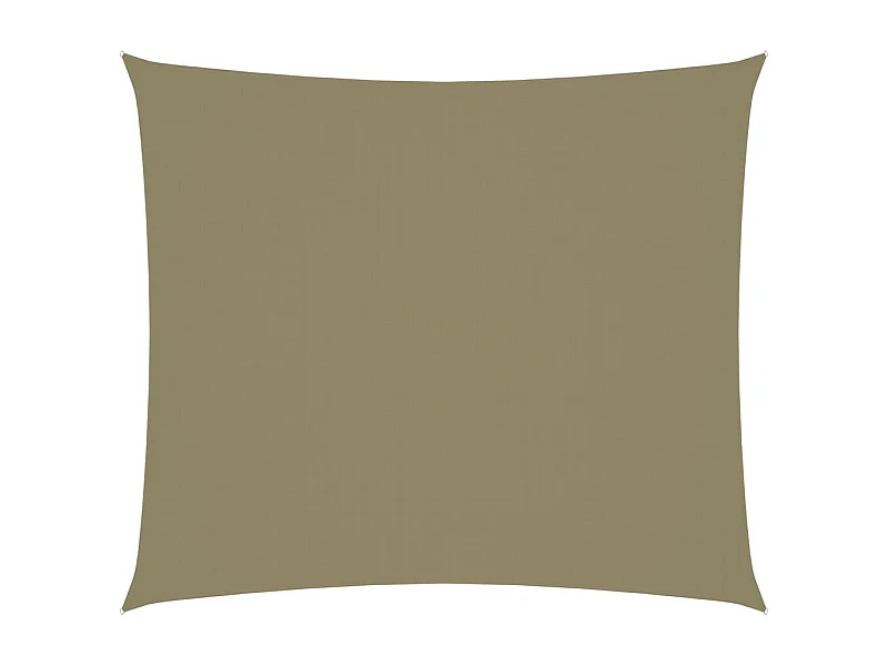 Voile de parasol Tissu Oxford rectangulaire 2,5x3 m Beige
