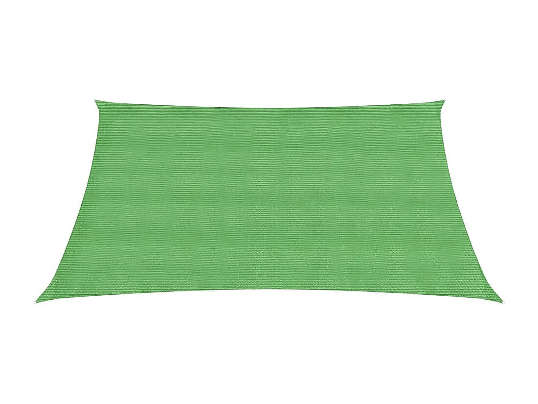 Voile d'ombrage 160 g-m² Vert clair 3-4x2 m PEHD