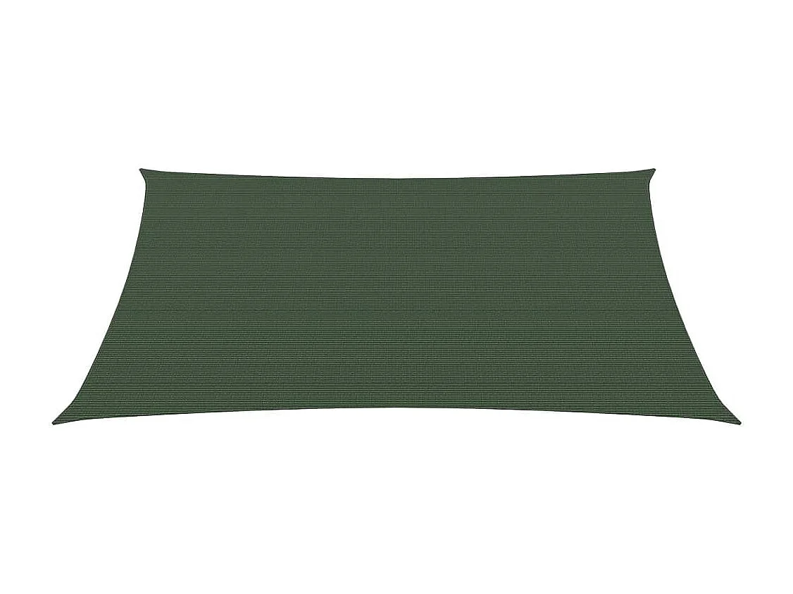 Voile d'ombrage 160 g-m² Vert foncé 3-4x3 m PEHD