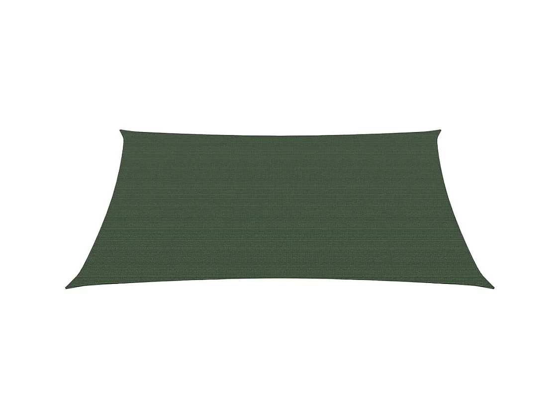 Voile d'ombrage 160 g-m² Vert foncé 3-4x3 m PEHD