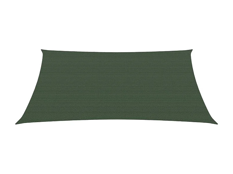 Voile d'ombrage 160 g-m² Vert foncé 3-4x3 m PEHD