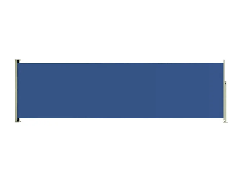 Auvent latéral rétractable de patio 180x600 Bleu
