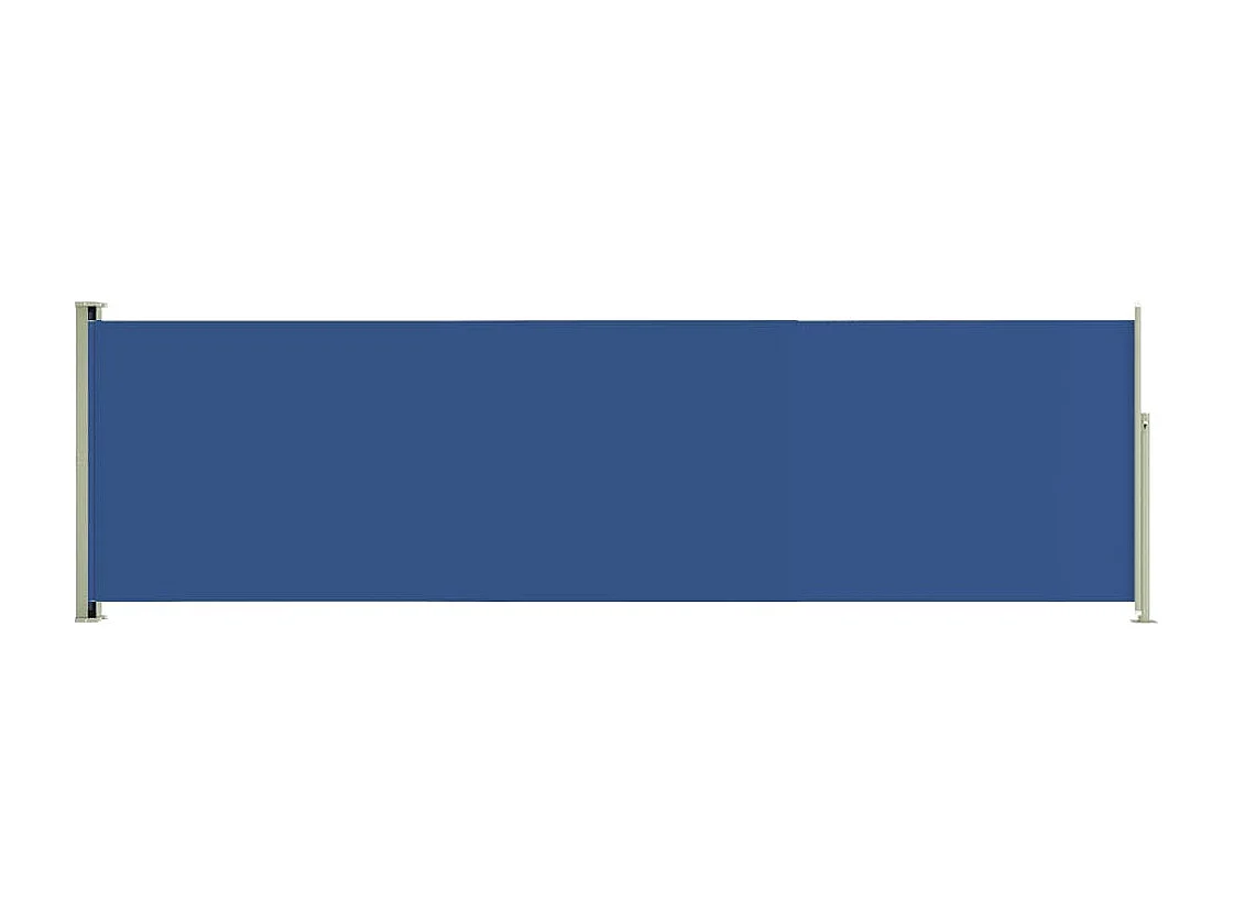 Auvent latéral rétractable de patio 180x600 Bleu
