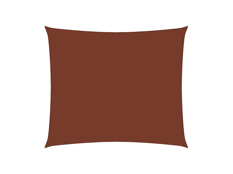 Voile parasol Tissu Oxford rectangulaire 2,5x4,5 m Terre cuite