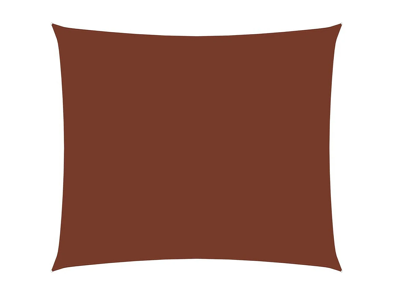 Voile parasol Tissu Oxford rectangulaire 2,5x4,5 m Terre cuite