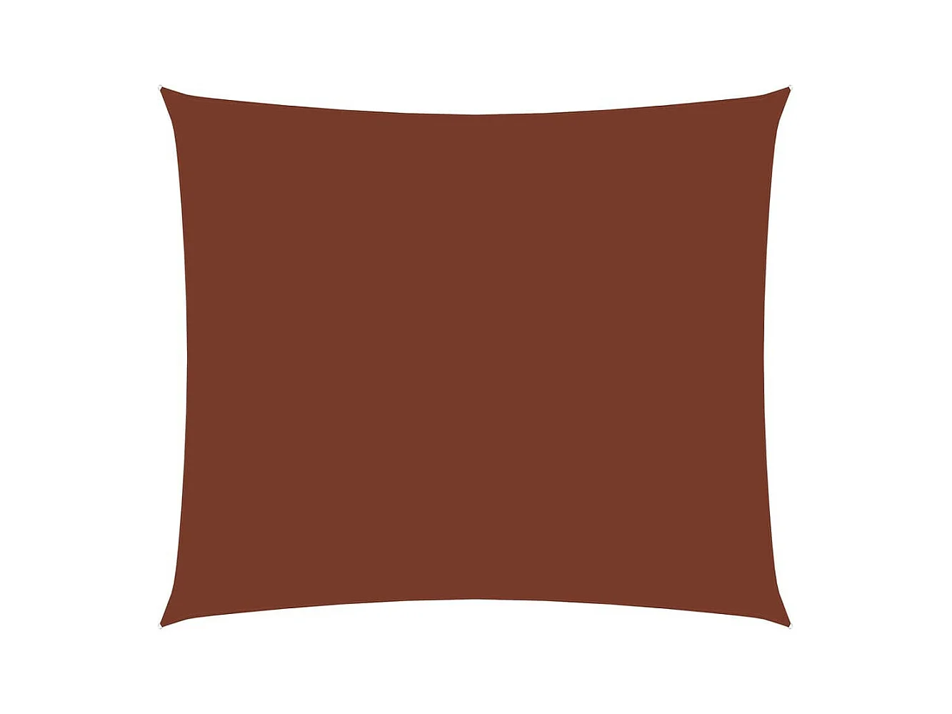 Voile parasol Tissu Oxford rectangulaire 2,5x4,5 m Terre cuite