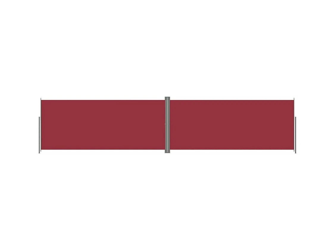 Auvent latéral rétractable Rouge 220x1000