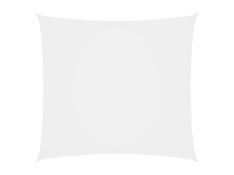 Voile de parasol Tissu Oxford rectangulaire 2x2,5 m Blanc