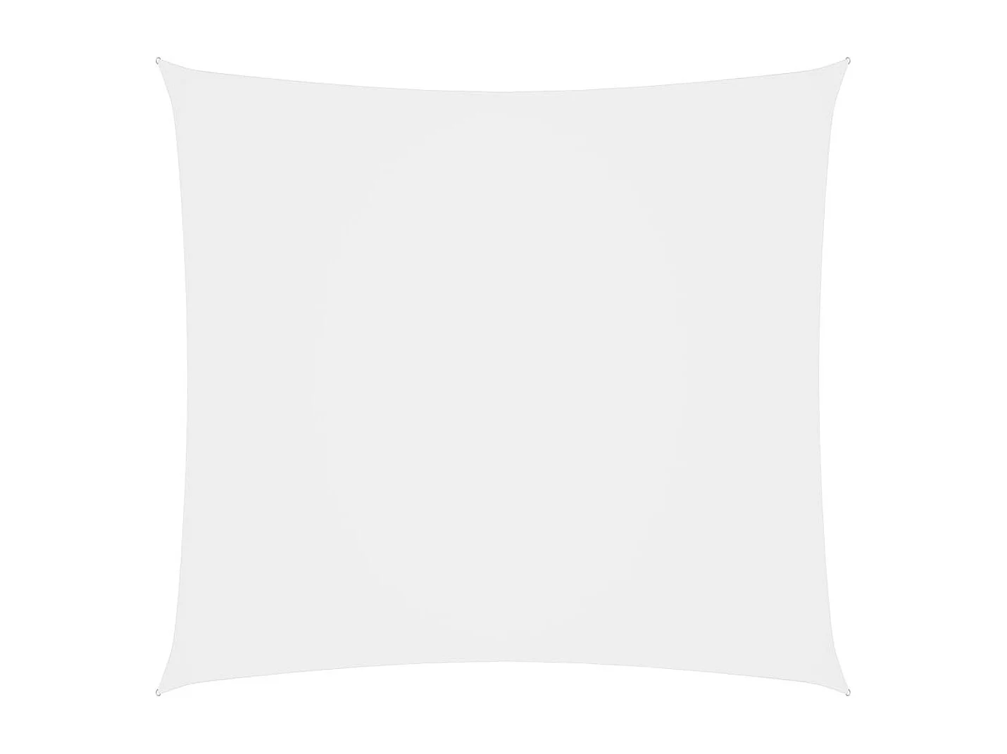 Voile de parasol Tissu Oxford rectangulaire 2x2,5 m Blanc