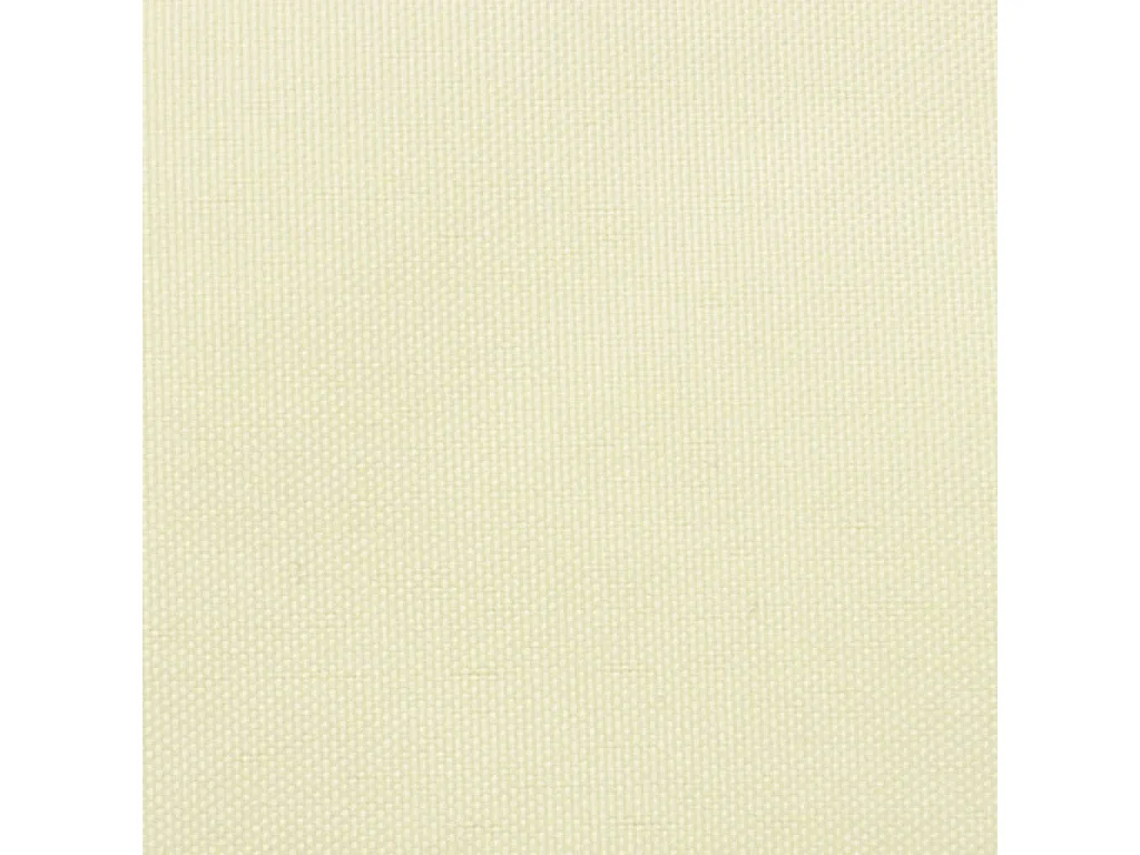 Voile de parasol Tissu Oxford rectangulaire 3x4,5 m Crème