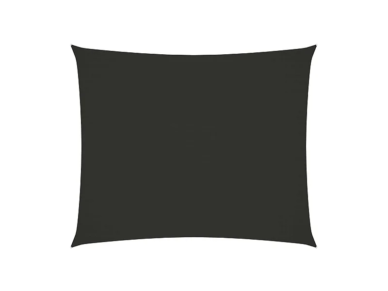 Voile de parasol Tissu Oxford rectangulaire 2,5x3,5m Anthracite