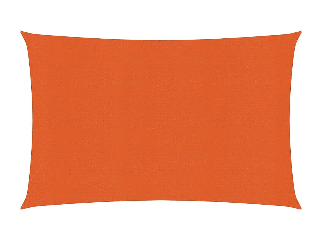 Voile d'ombrage 160 g-m² Orange 2,5x4 m PEHD