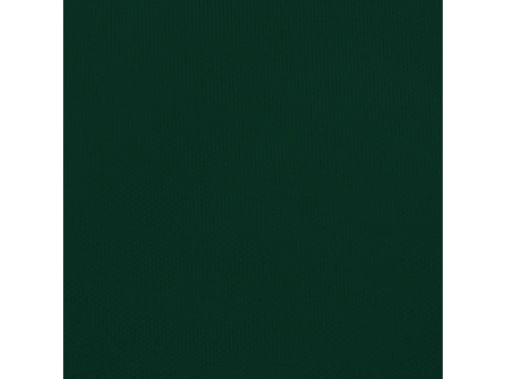 Voile de parasol Tissu Oxford carré 3x3 m Vert foncé