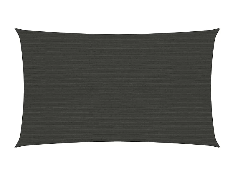Voile d'ombrage 160 g-m² Anthracite 3,5x5 m PEHD