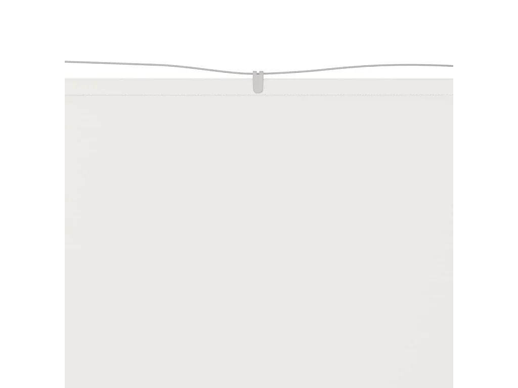 Auvent vertical Blanc 140x420 Tissu oxford