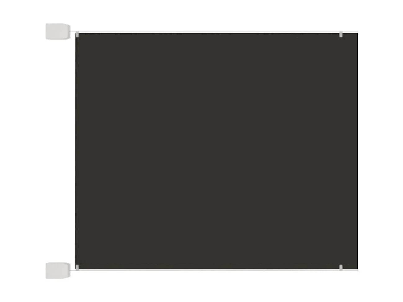 Auvent vertical Anthracite 140x270 Tissu oxford