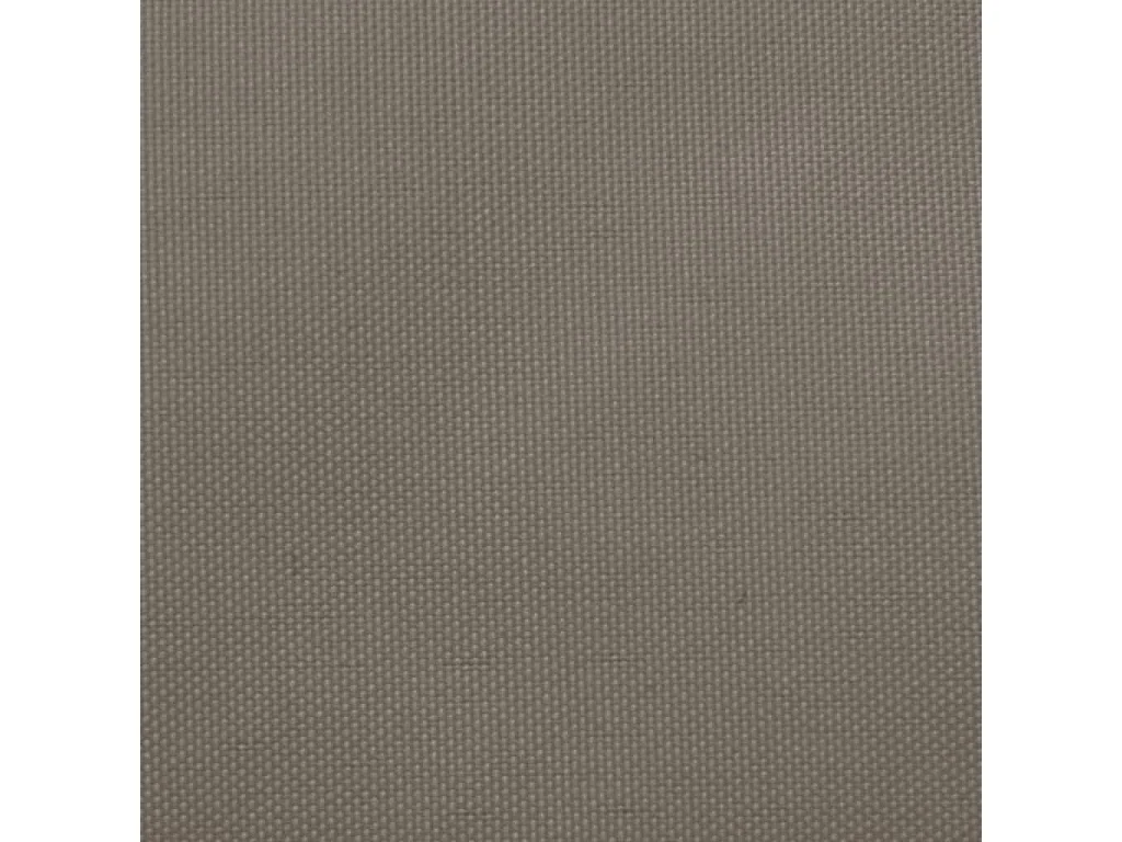 Voile de parasol Tissu Oxford rectangulaire 5x8 m Taupe