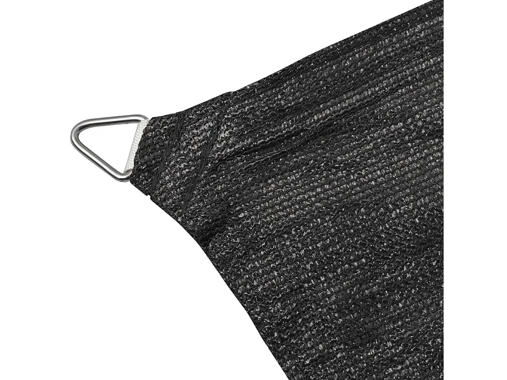 Parasol en PEHD carré 3,6 x 3,6 m Anthracite