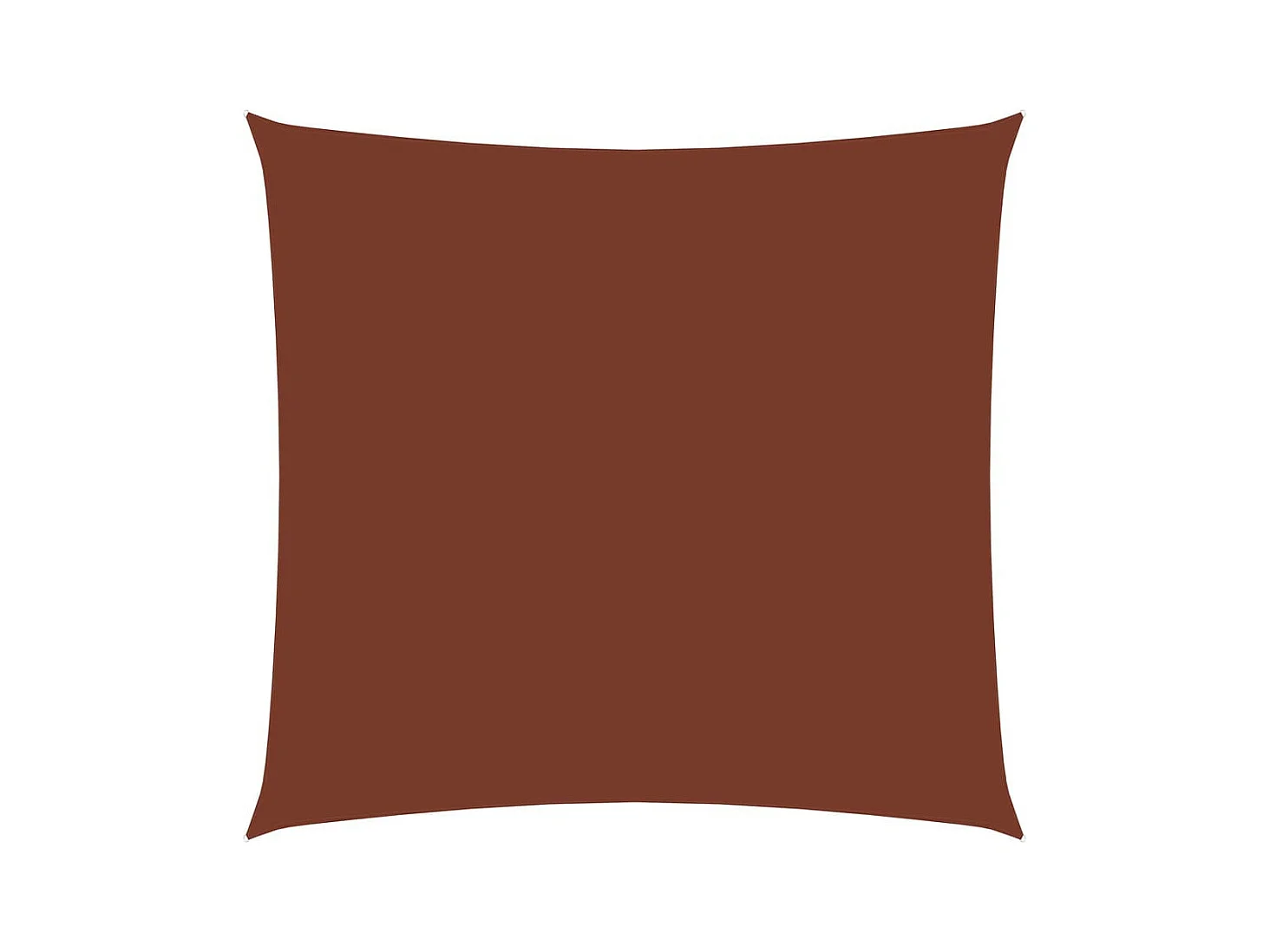 Voile de parasol Tissu Oxford rectangulaire 2x2,5 m Terre cuite