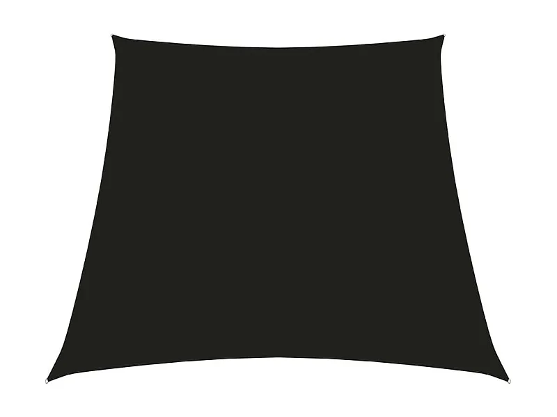 Voile de parasol Tissu Oxford trapèze 4-5x3 m Noir