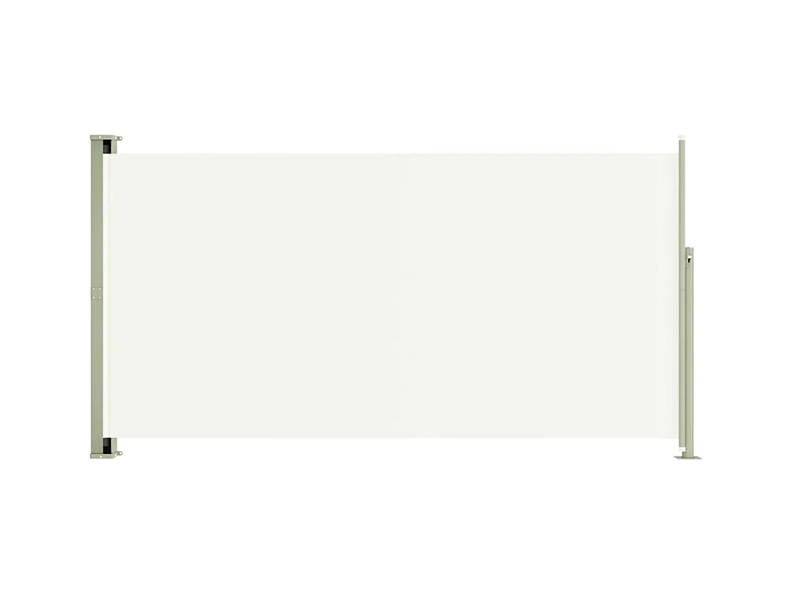 Auvent latéral rétractable de patio 160x300 Crème