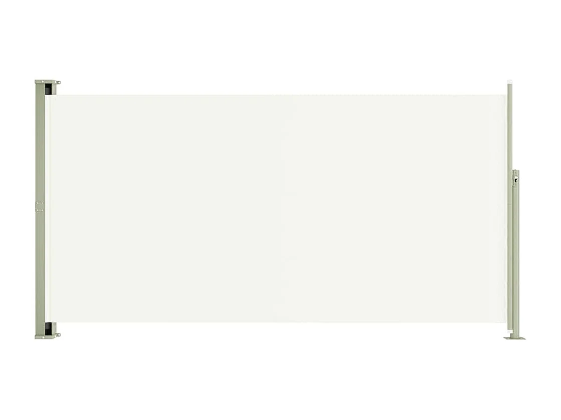 Auvent latéral rétractable de patio 160x300 Crème