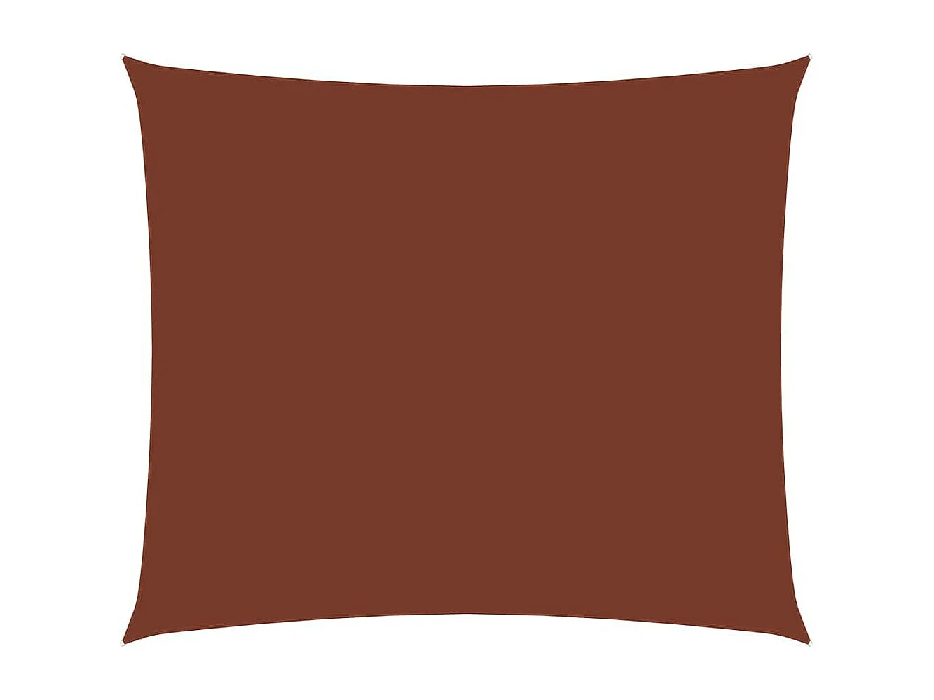 Voile de parasol Tissu Oxford rectangulaire 2,5x4 m Terre cuite