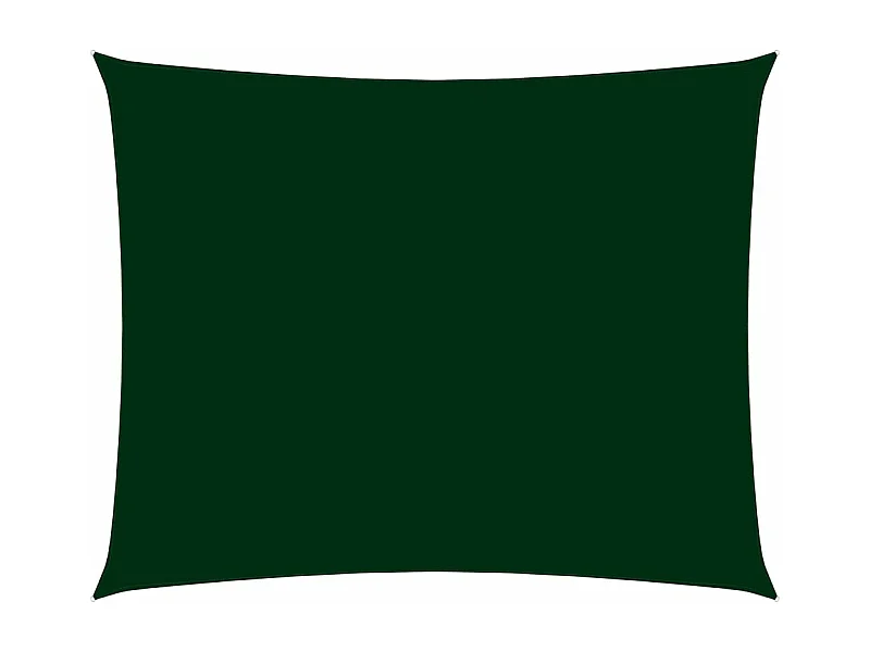 Voile de parasol Tissu Oxford rectangulaire 2,5x3 m Vert foncé