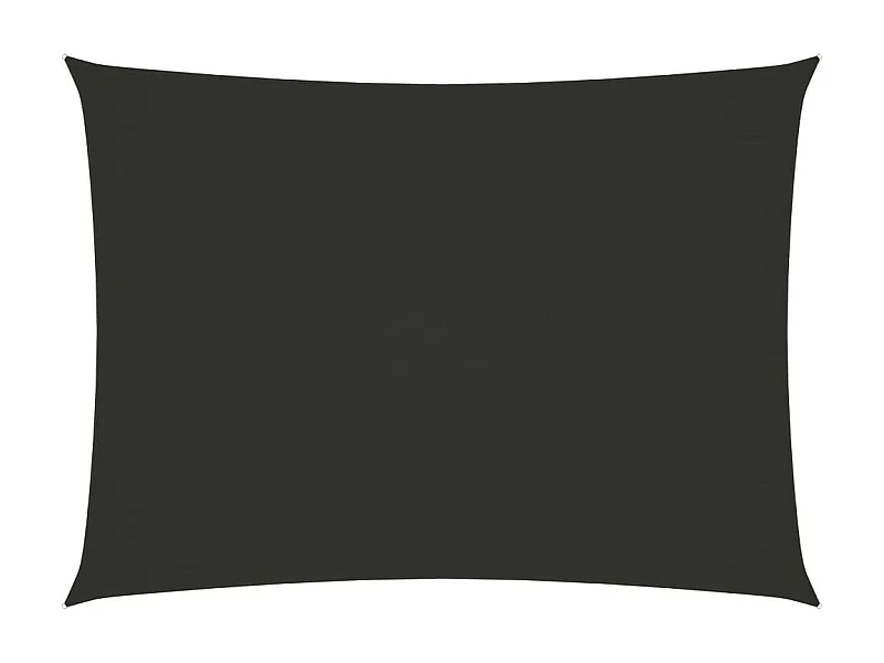 Voile de parasol Tissu Oxford rectangulaire 2,5x4 m Anthracite