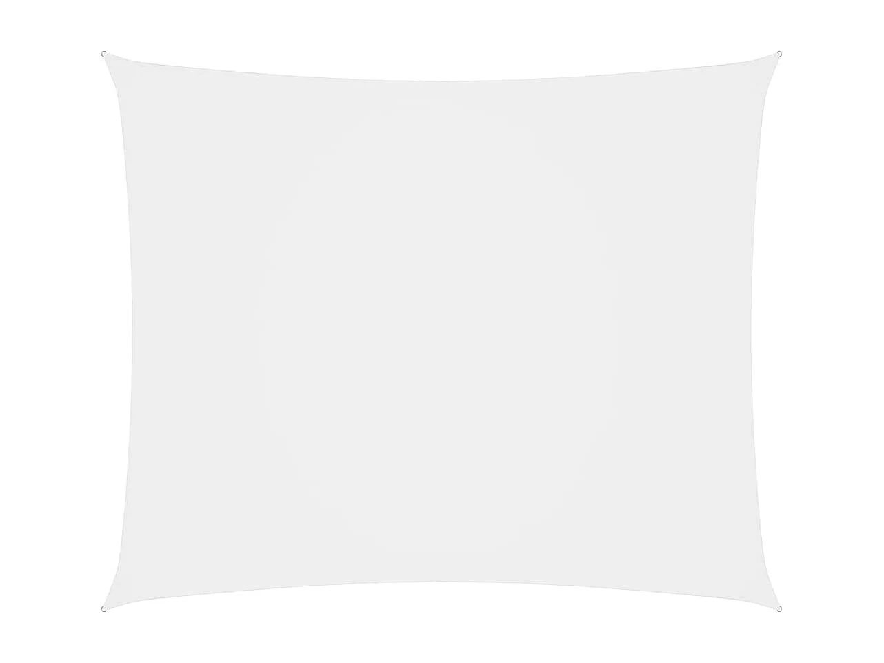 Voile de parasol Tissu Oxford rectangulaire 5x7 m Blanc
