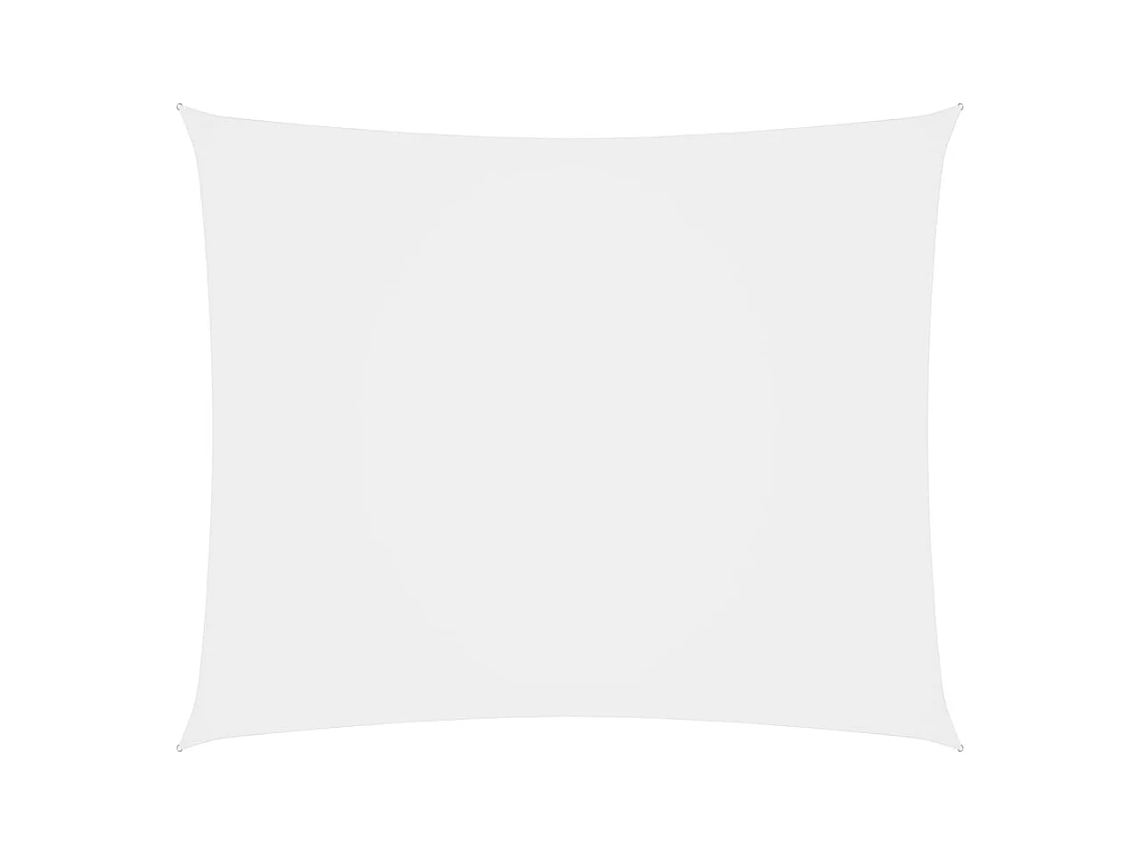 Voile de parasol Tissu Oxford rectangulaire 5x7 m Blanc