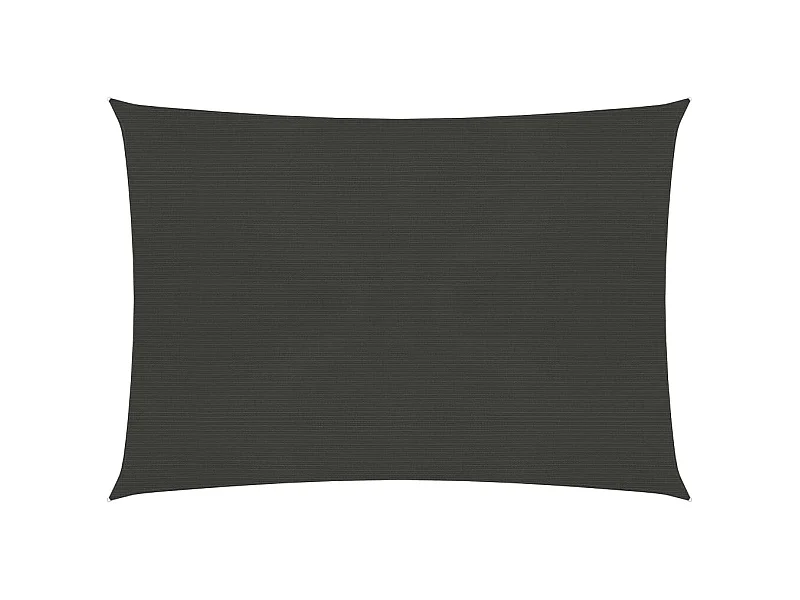 Voile d'ombrage 160 g-m² Anthracite 2,5x3,5 m PEHD