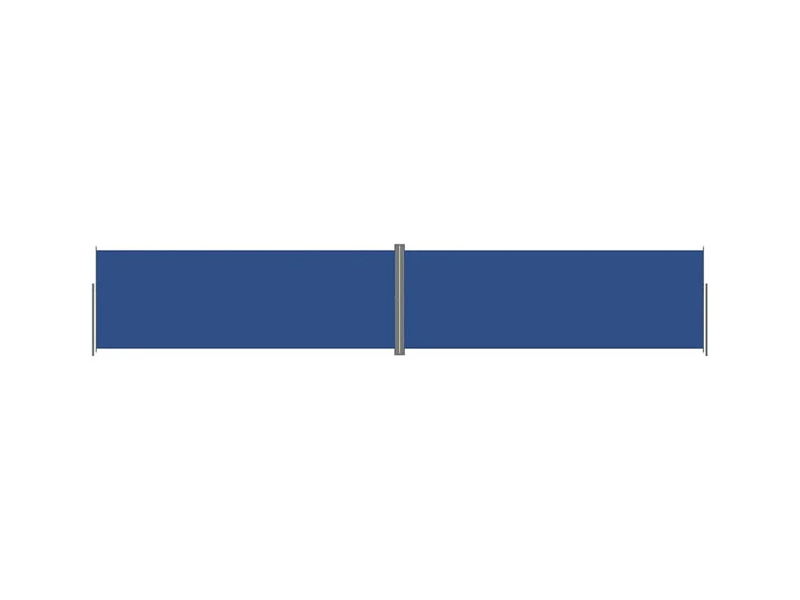 Auvent latéral rétractable Bleu 220x1200