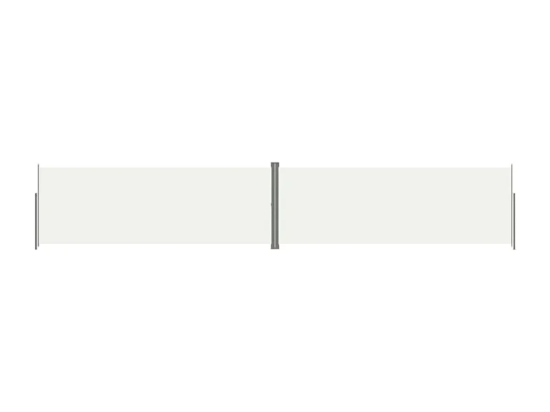 Auvent latéral rétractable Crème 220x1200