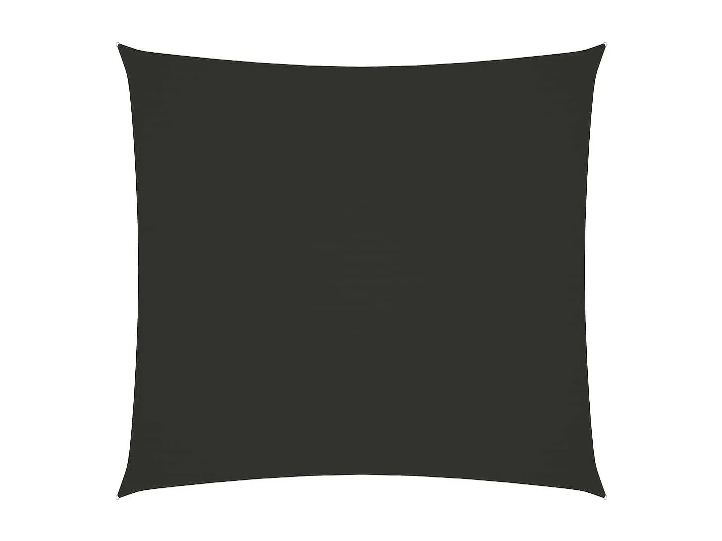 Voile de parasol Tissu Oxford carré 2,5x2,5 m Anthracite