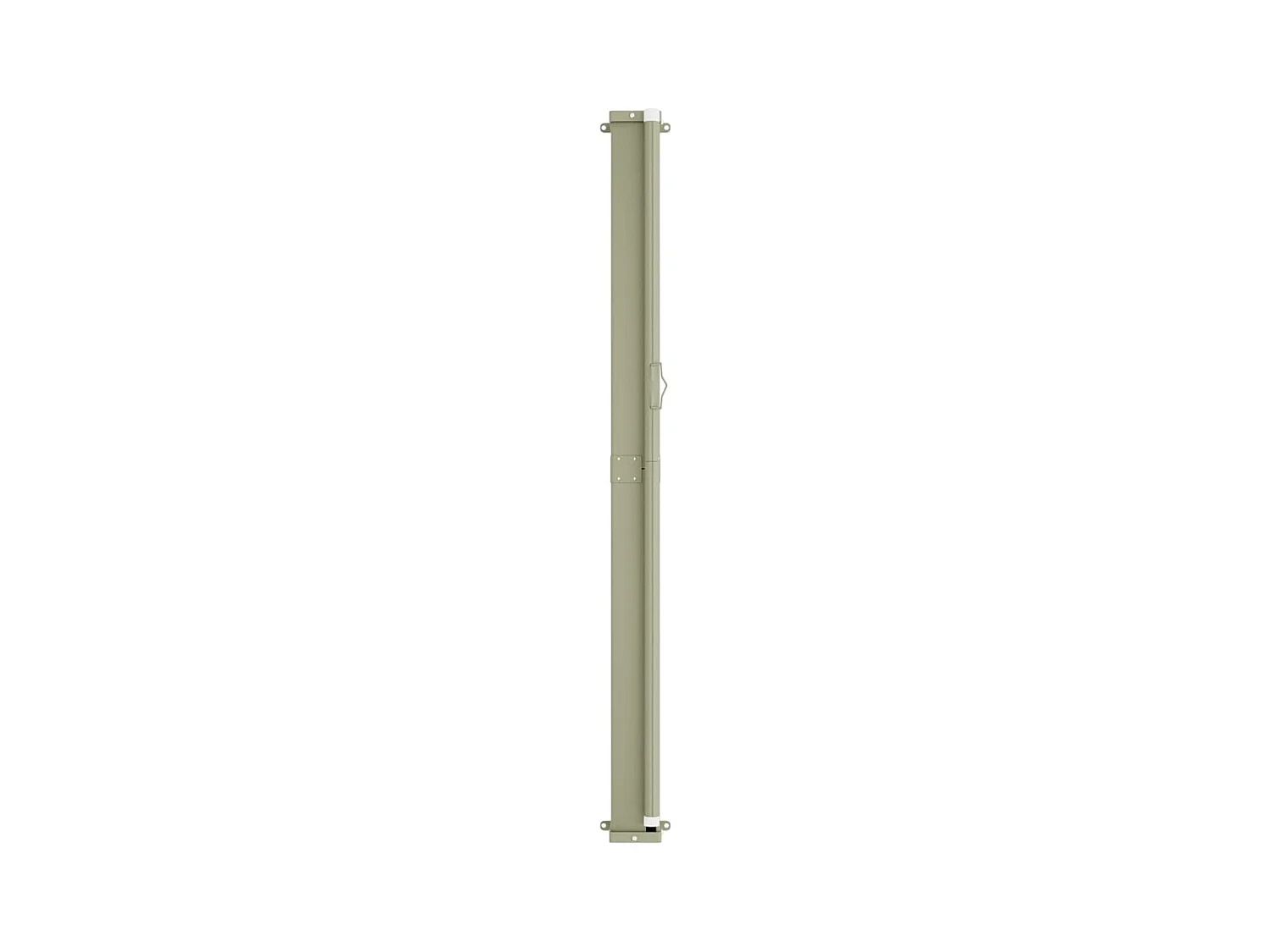 Auvent latéral rétractable de patio 117x600 Bleu