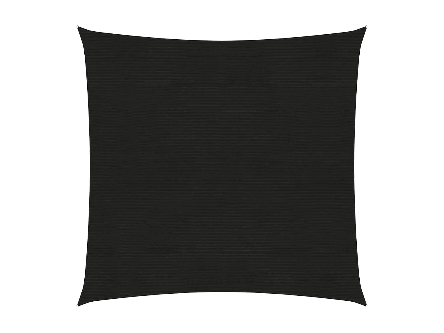Voile d'ombrage 160 g-m² Noir 2x2 m PEHD