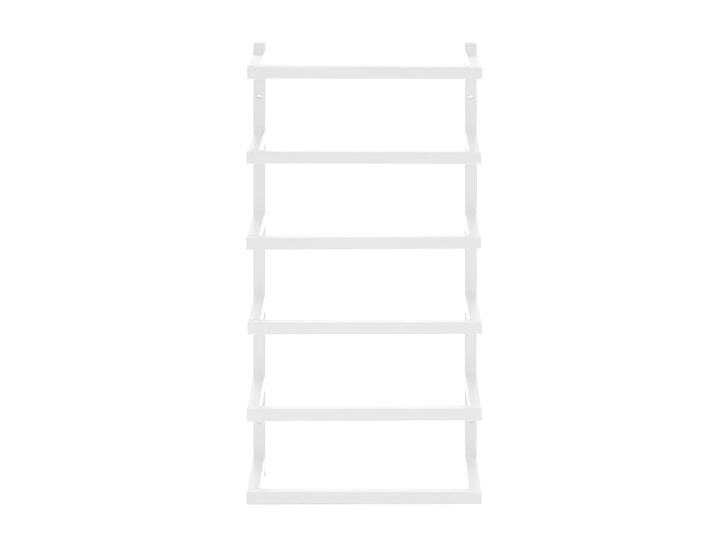 Porte-serviette Blanc 24x12x48 Acier