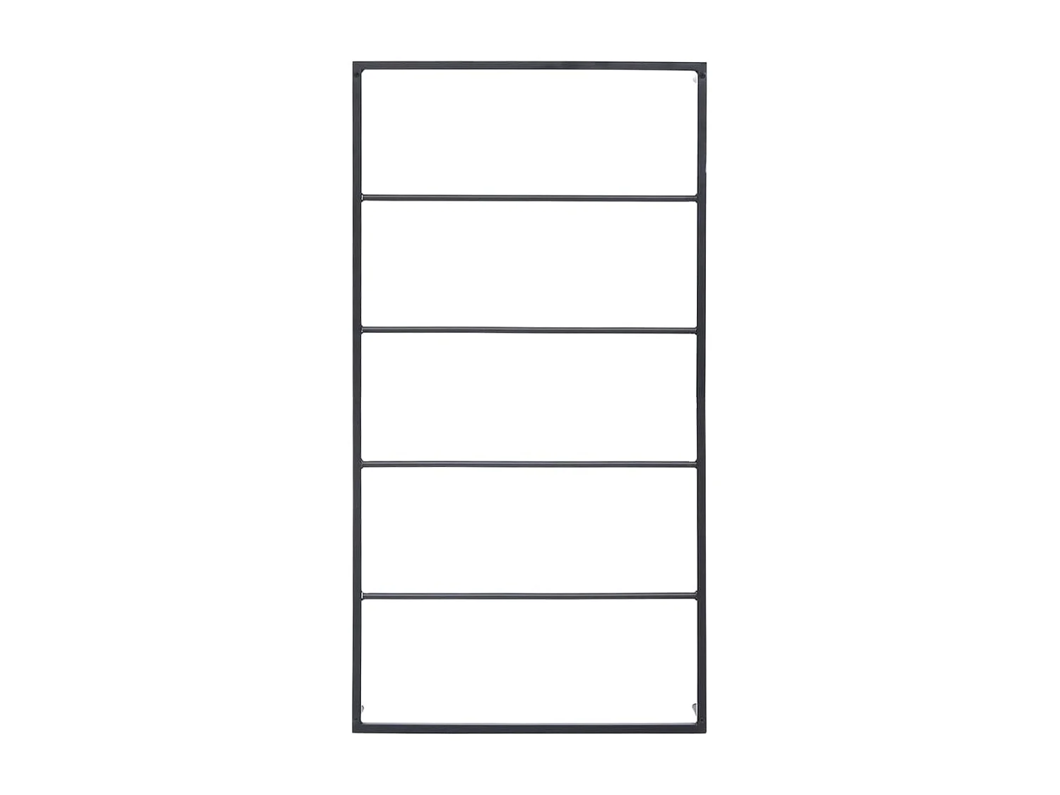 Porte-serviette Noir 60x10x116 Acier