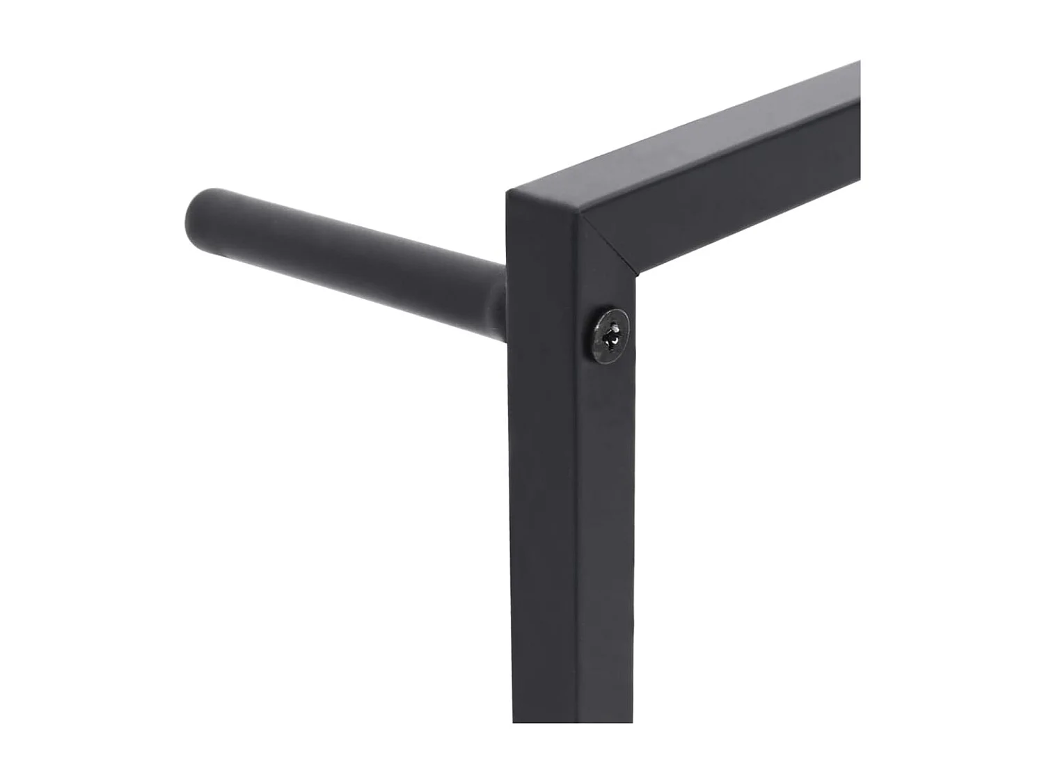 Porte-serviette Noir 60x10x116 Acier