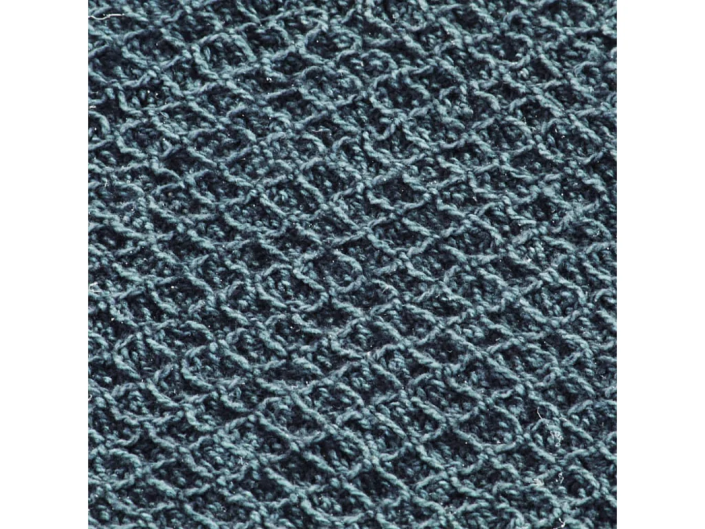 Couverture en coton 125x150 Bleu indigo