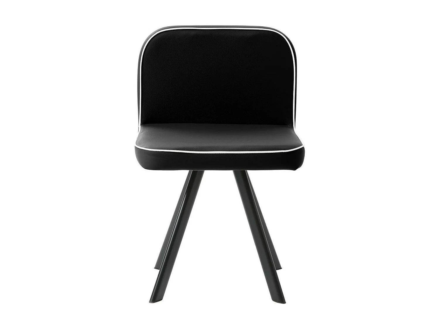 Ensemble Table de Repas & 6 Chaises "Tibal" 140cm Noir & Gris