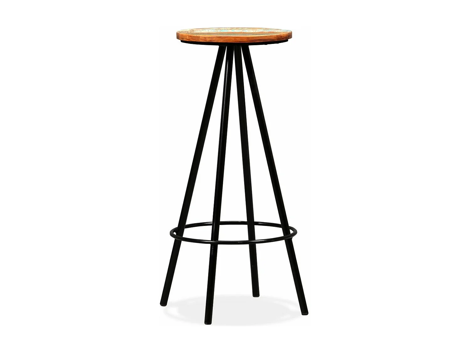 Ensemble de bar 5 pcs Bois de récupération massif