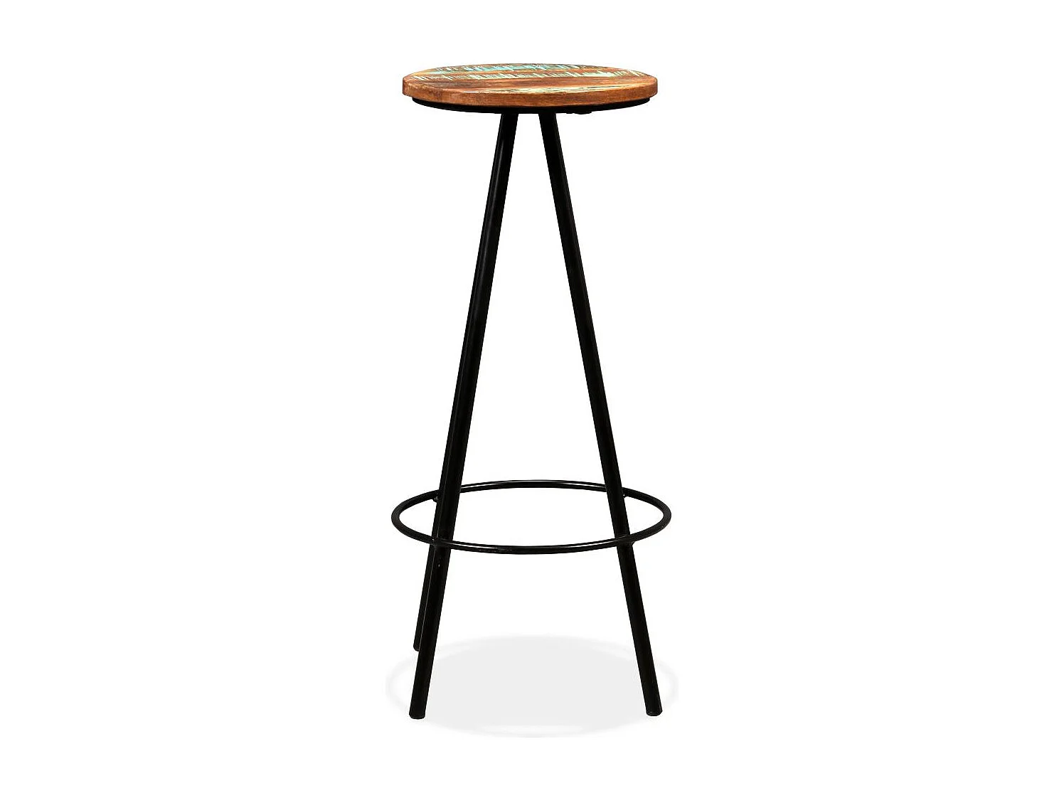 Ensemble de bar 5 pcs Bois de récupération massif