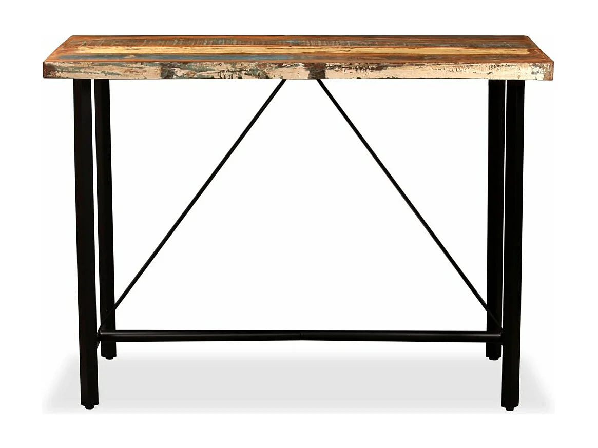 Ensemble de bar 5 pcs Bois de récupération massif