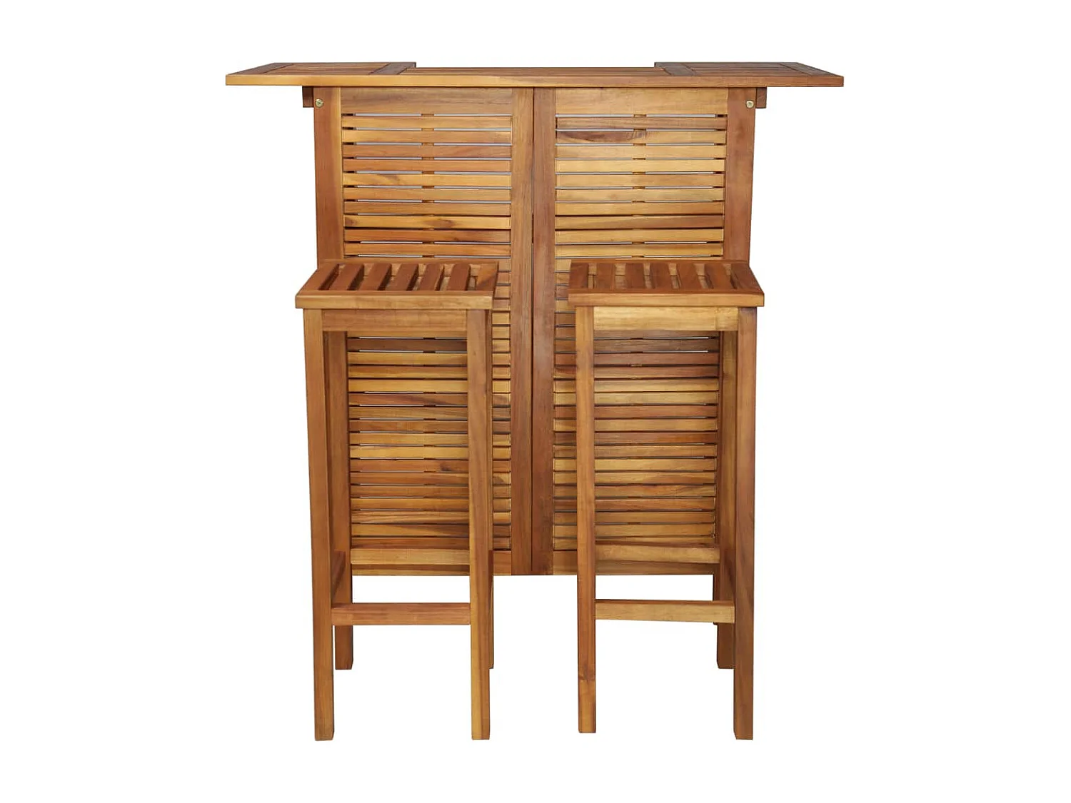 Table et chaises de bar 3 pcs Bois d'acacia massif