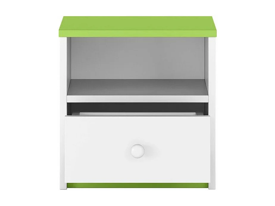 Chevet blanc et vert Drimy