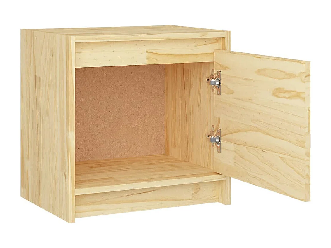 Table de chevet 40x30,5x40 Bois de pin massif 2