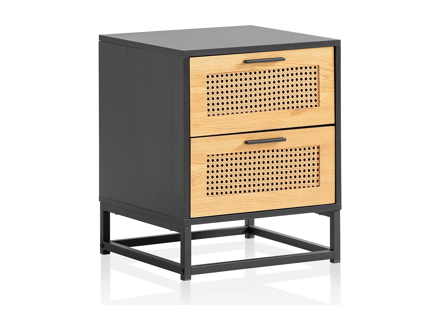 Table de Chevet Bois Massif 45x45x56 cm Table de Nuit d'appoint Haute