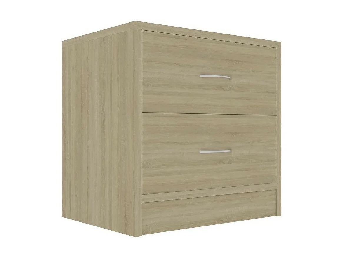 Nachtkastjes 2 st 40x30x40 cm spaanplaat sonoma eikenkleurig